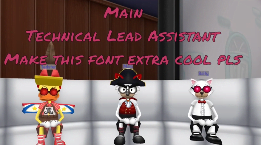 an image of main's toon in ttcc from an informational video