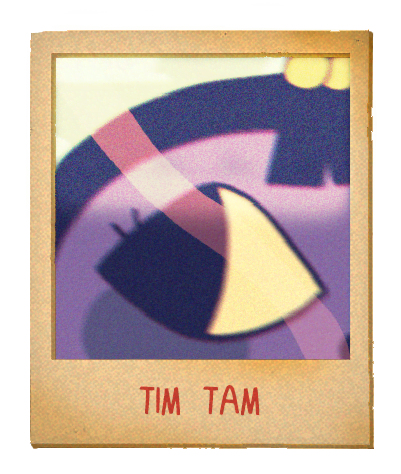 a photograph of tim tam