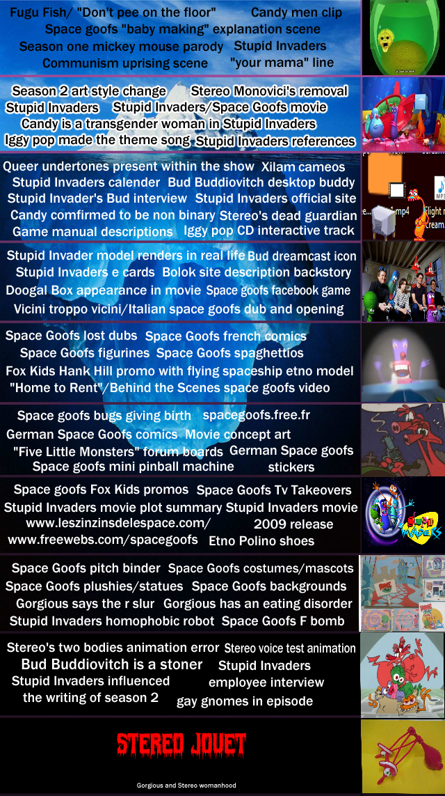 an iceberg image of space goofs